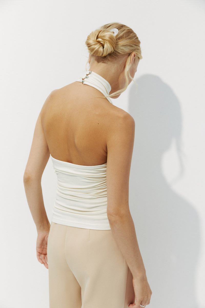 The Elara Halter Top